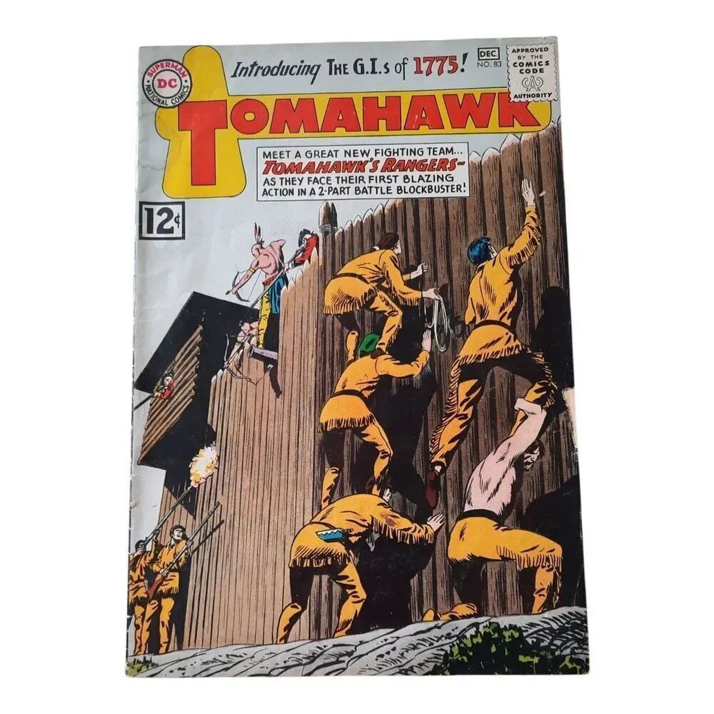 DC Comics Tomahawk Rangers Cover #83— Red, Yellow, Brown, Green